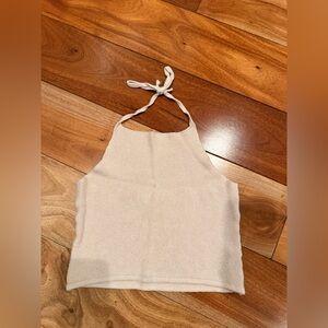 Brandy Melville Light Tan Knit Top